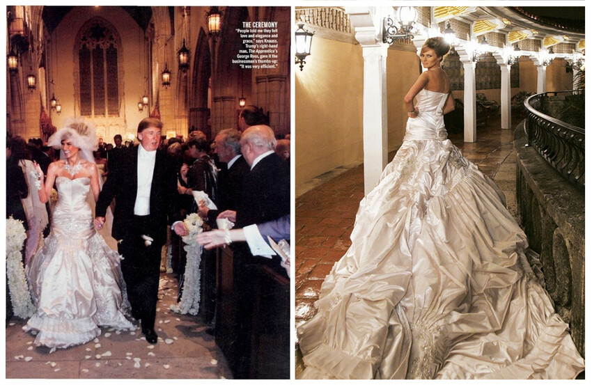 Свадьба Дональд и Мелании Трамп