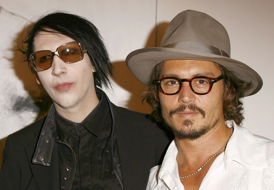 Мэрилин Мэнсон и Джонни Депп