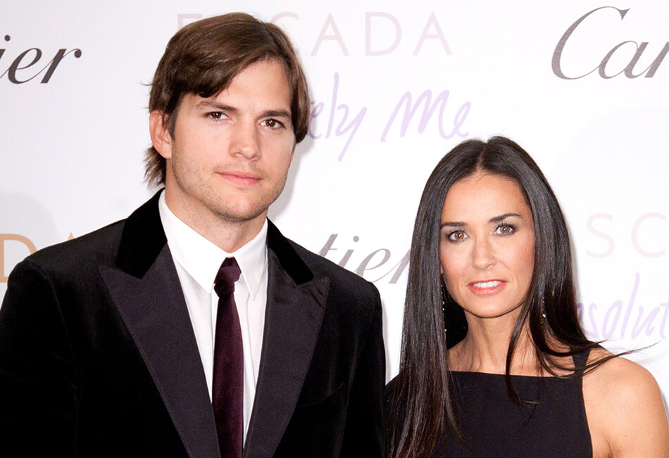 Эштон Катчер и Деми Мур