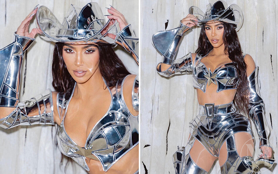 Halloween 2021 Best Celebrity Costumes Ким Кардашьян в образе космического ковбоя