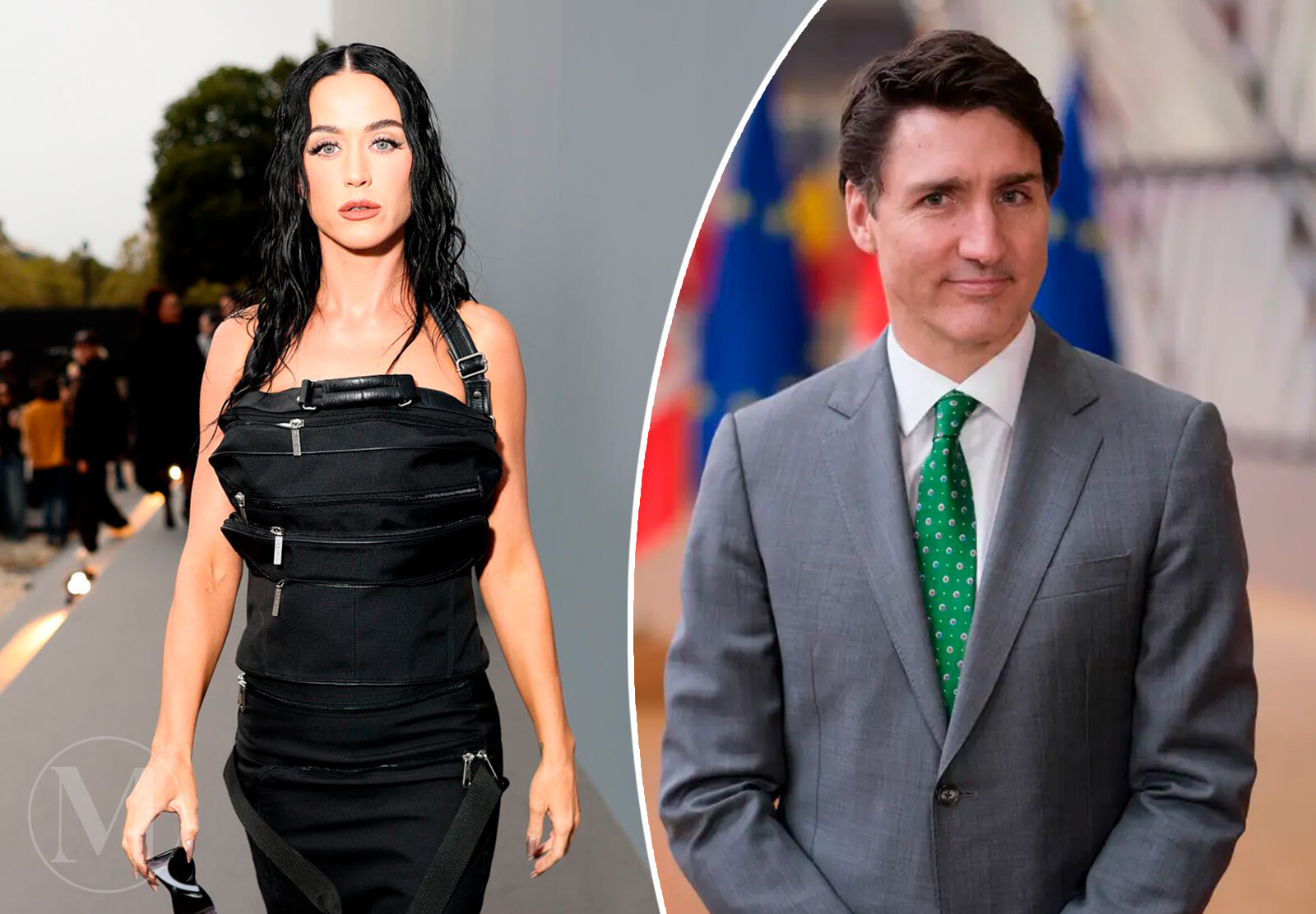 Кэти Перри застали за ужином с экс-премьером Канады Джастином Трюдо