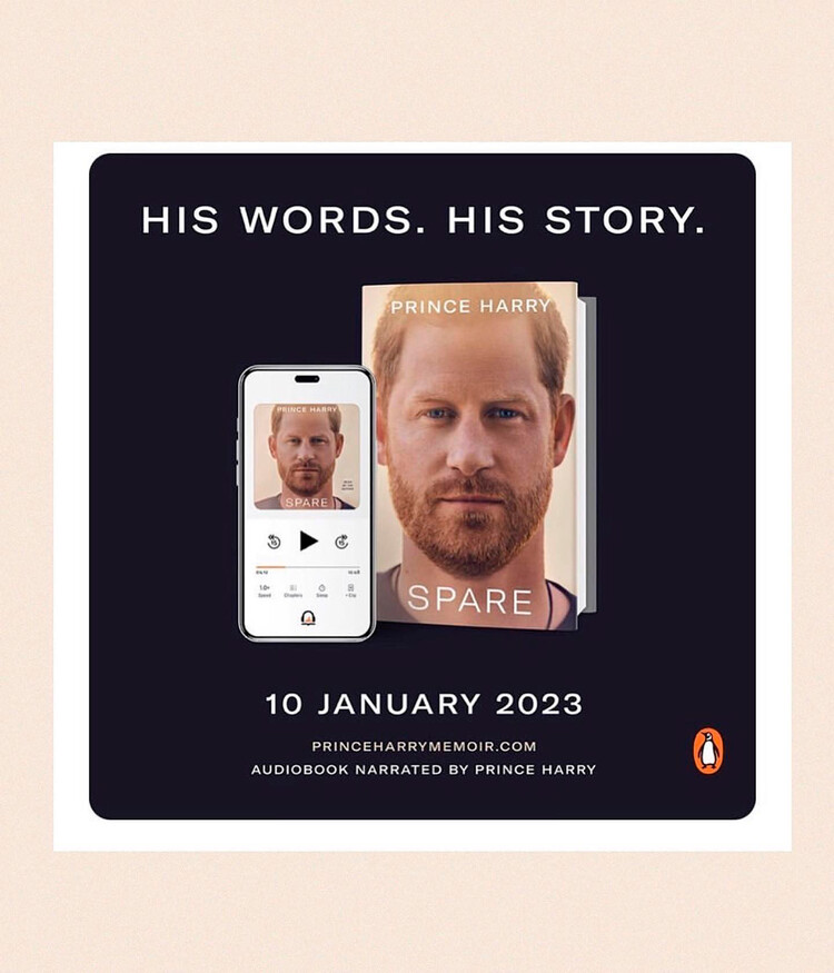Мемуары принца Гарри «Запасной» будут доступны в печатном издании, электронном виде, а также в формате аудиокниги начиная с 10 января 2023 года