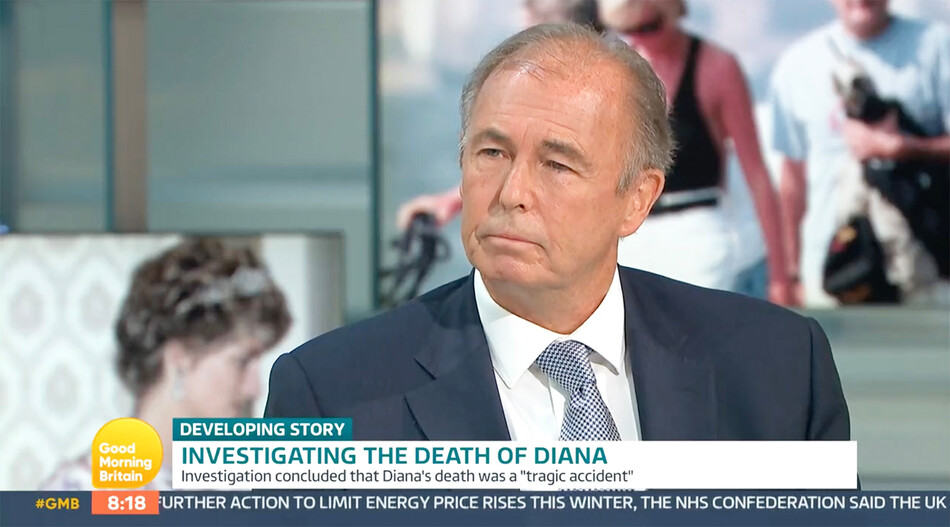 Бывший старший следователь полиции Метрополитена Дэвид Дуглас на телепередачи «Доброе утро Британия» — «Good morning Brittan» 20 августа 2022 г.