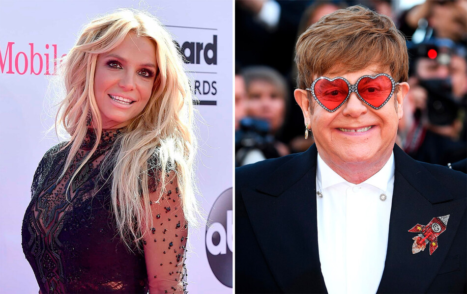 Элтон Джон и Бритни Спирс наконец-то представили совместный трек Hold Me Closer