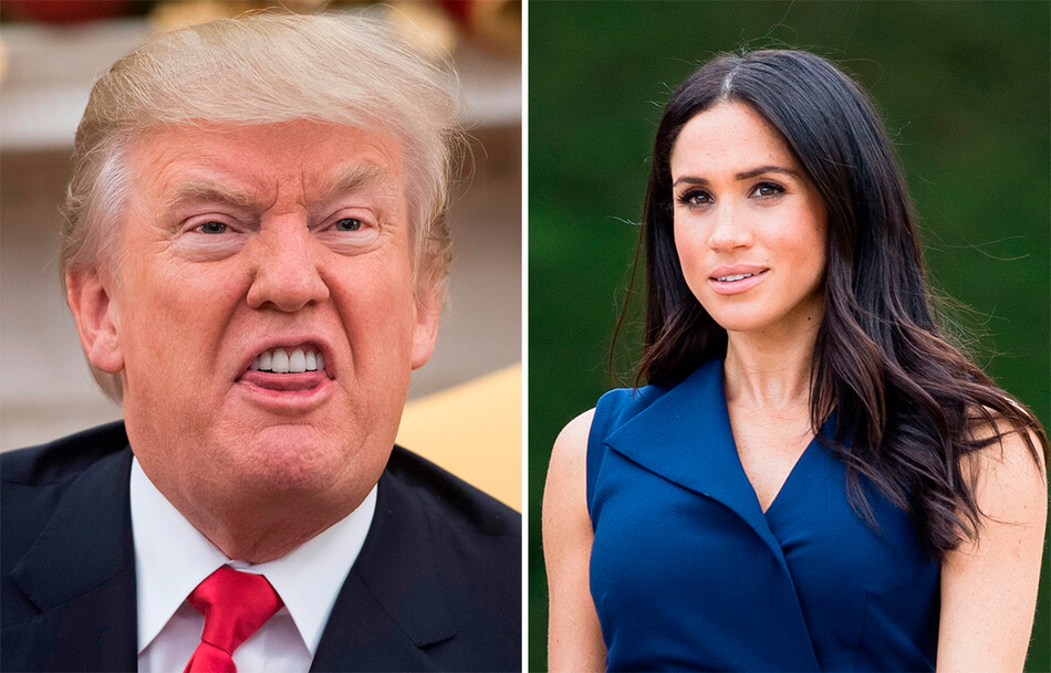 Дональд Трамп и Меган Маркл