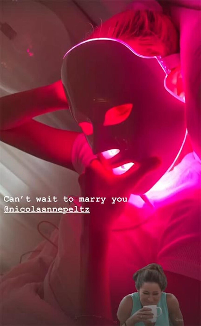 Сторис Бруклина Бекхэма с его будущей женой