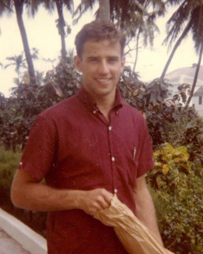 Джо Байден в юности 