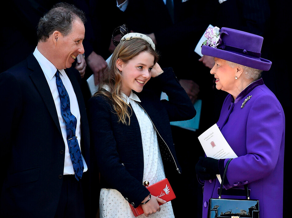 Маргарита Армстронг-Джонс и Елизавета II