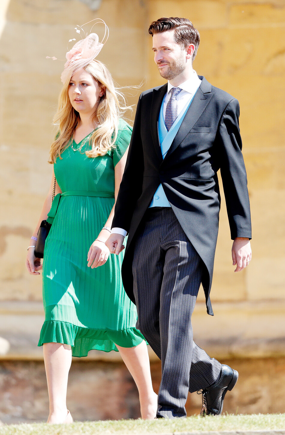 Джейсон Кнауф, секретарь по коммуникациям герцога и герцогини Кембриджских и герцога и герцогини Сассекских, присутствует на свадьбе принца Гарри г-же Меган Маркл в часовне Святого Георгия в Виндзорском замке 19 мая 2018 года в Виндзоре, Англия