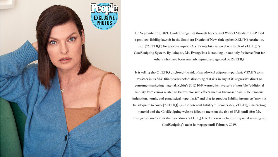 Заявление от имени Линды Евангелисты