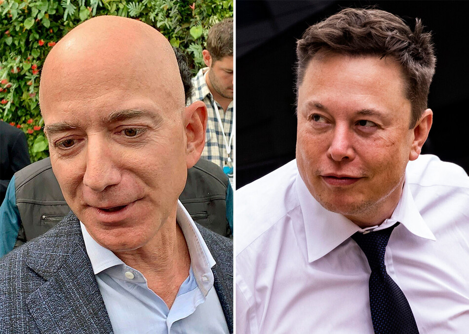 Джефф Безос и Илон Маск