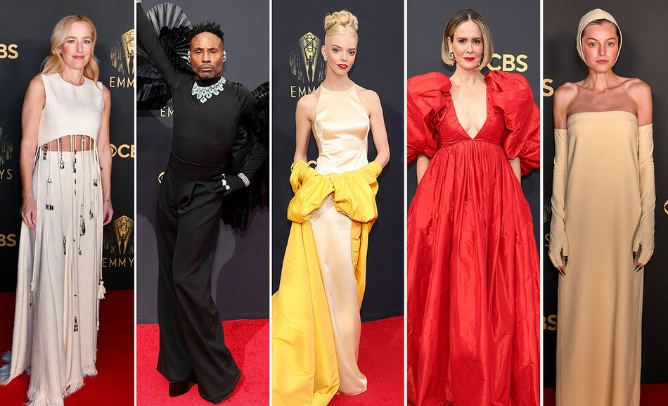 Эмми-2021 лучшие звёздные образы с красной дорожки