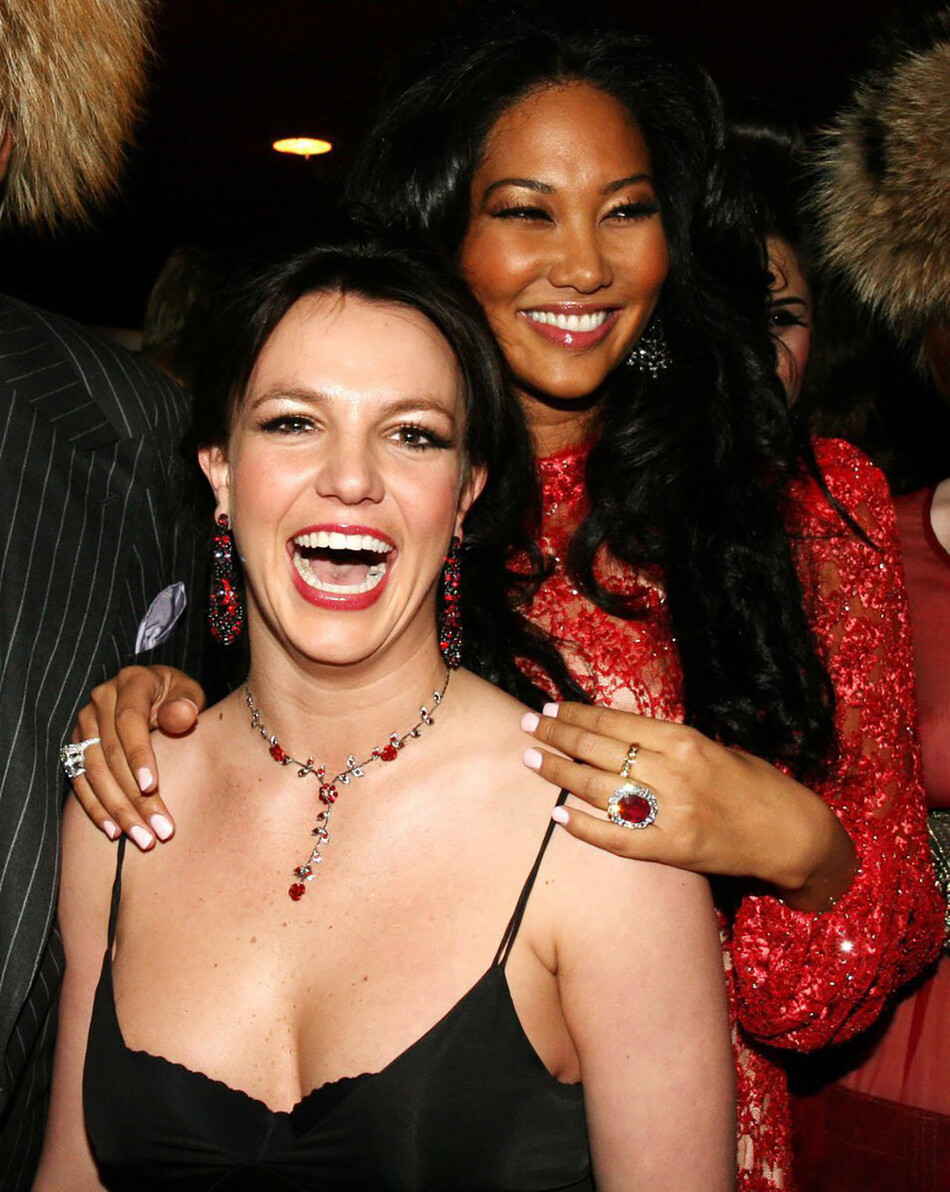 Бритни Спирс за кулисами Mercedes-Benz Fashion Week Fall 2007 в Нью-Йорке