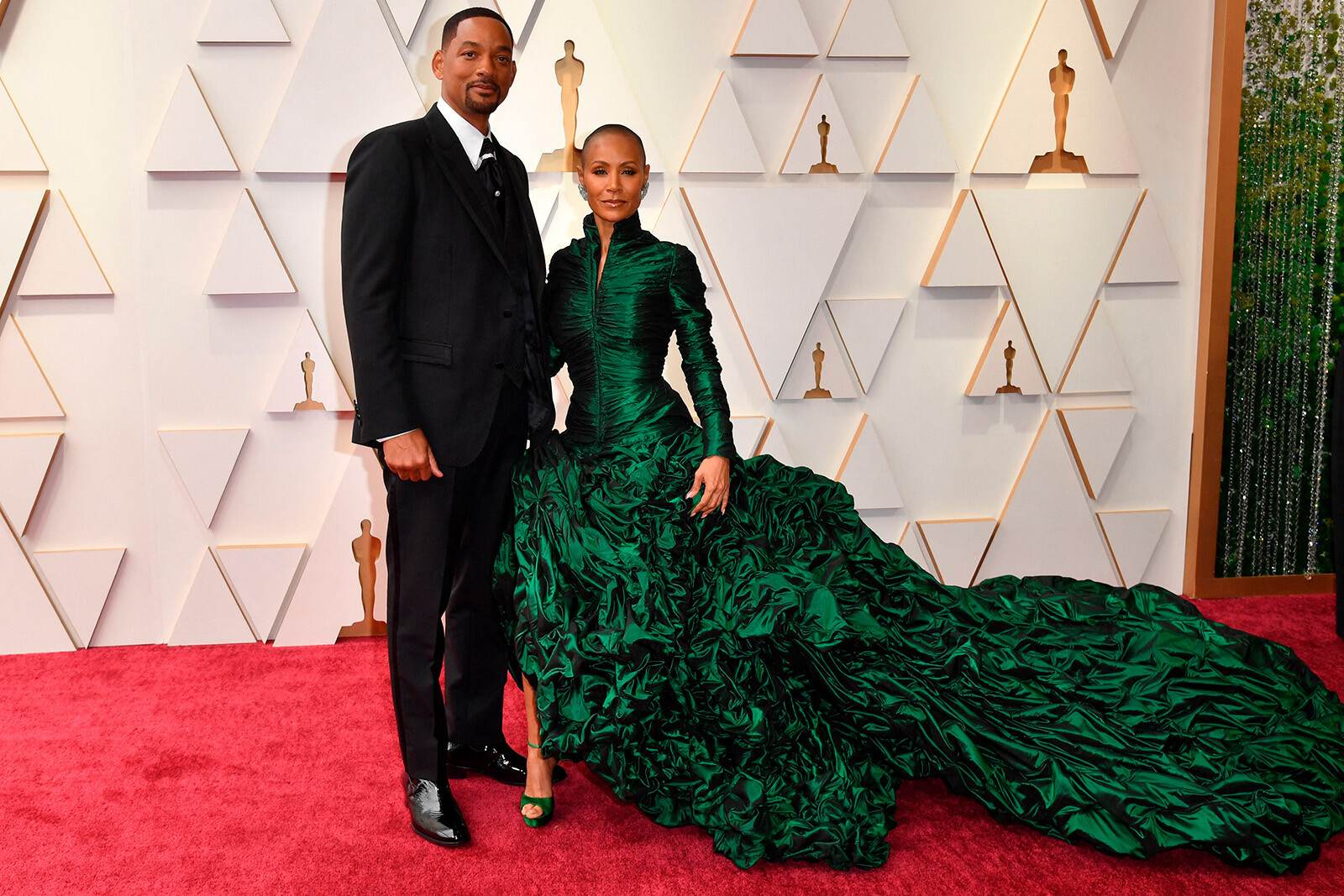 Уилл Смит и Джада Пинкетт Смит на премии «Оскар» в 2022 году
