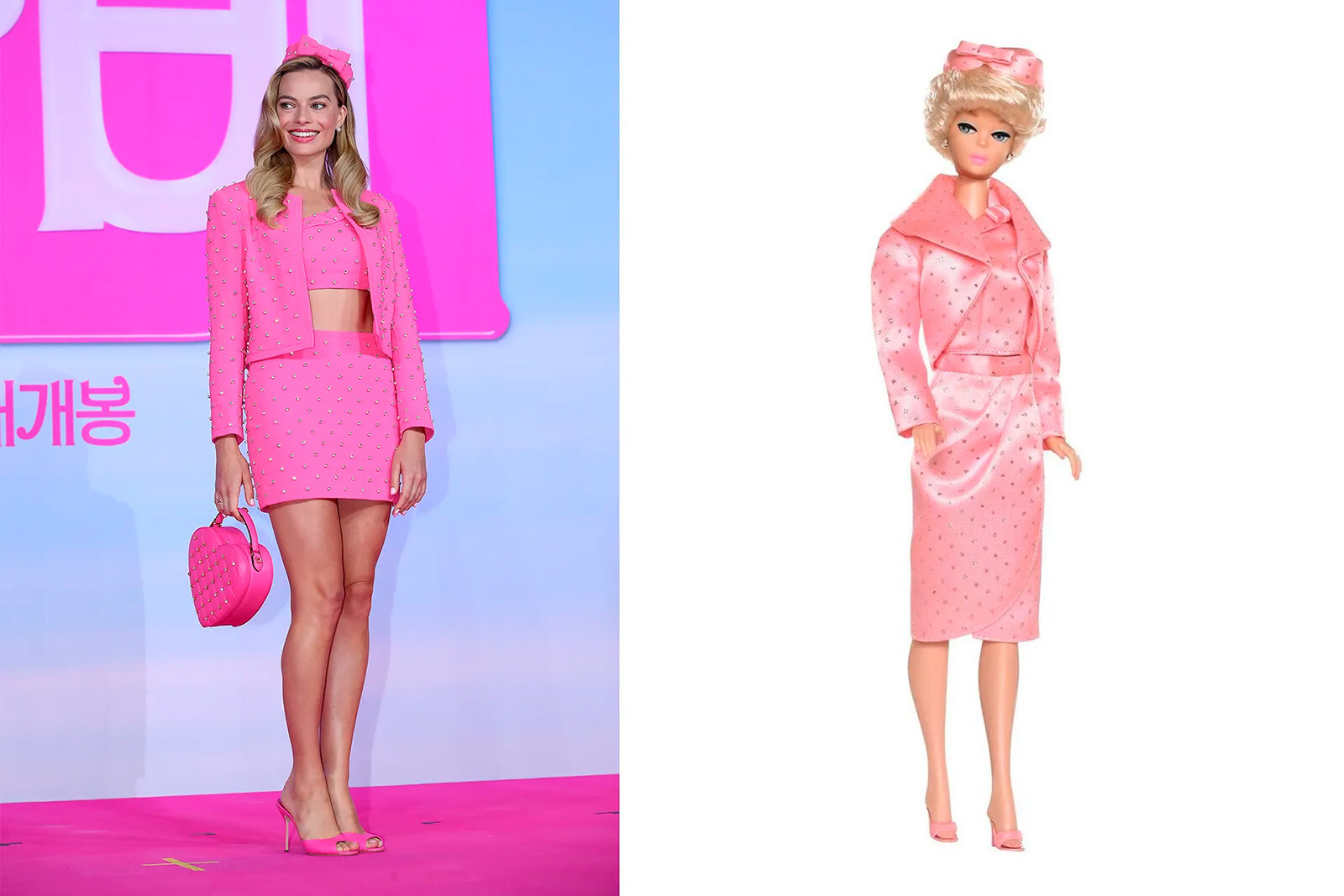 Вспоминаем образы Марго Робби в пресс-туре фильма «Барби»