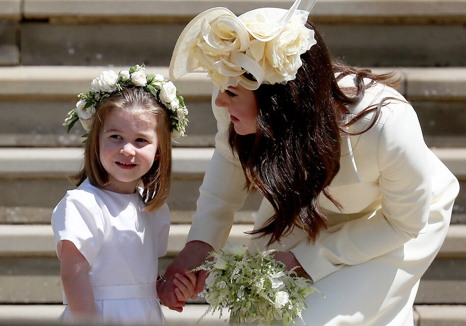 Принцесса Шарлотта и Кейт Миддлтон