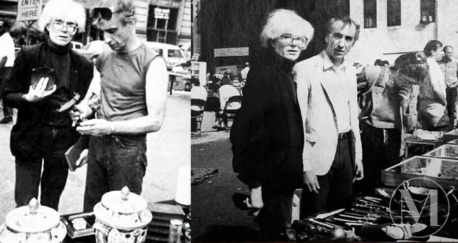 Стюарт Пивар с Энди Ворхолом