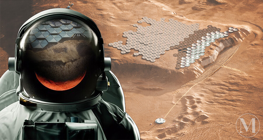 Первый мегаполис на Марсе к 2054 году