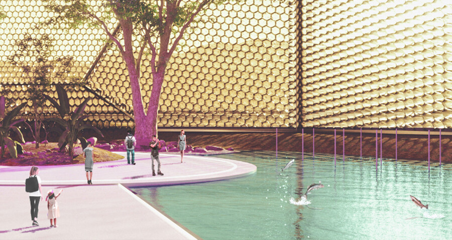 Под защищенным куполом первого Марсианского Мегаполиса Nüwa