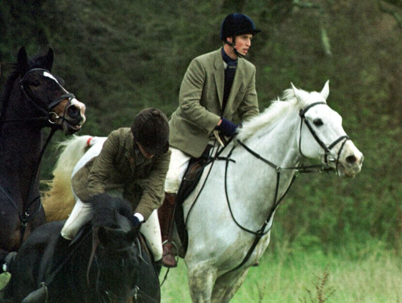 Принцы Уильям на охоте