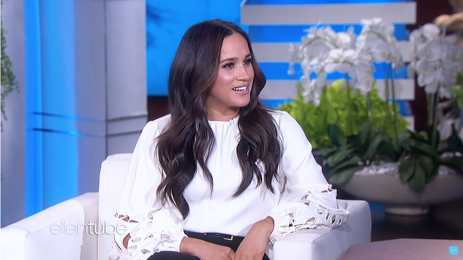 Меган Маркл на ток-шоу «Шоу Эллен Дедженерес», 2021