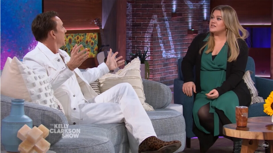 Николас Кейдж на шоу Келли Кларксон, 2022