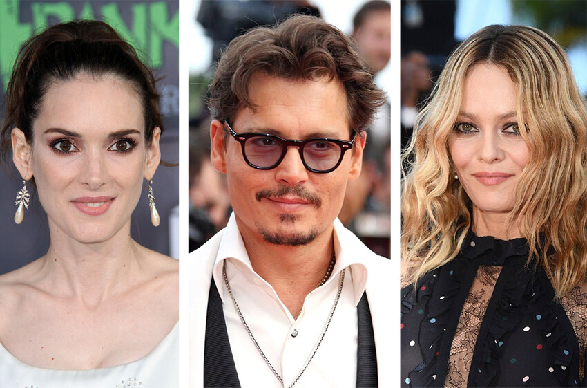 Вайнона Райдер и Ванесса Паради защищают Джонни Деппа в суде