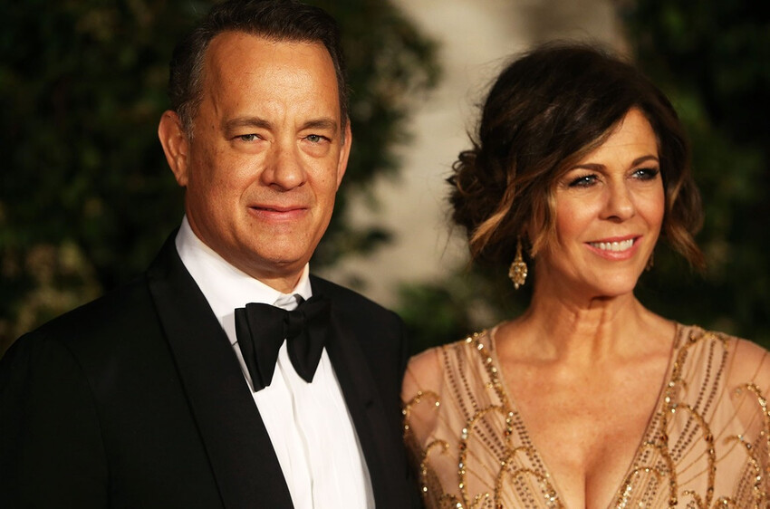 Том Хэнкс и Рита Уилсон 