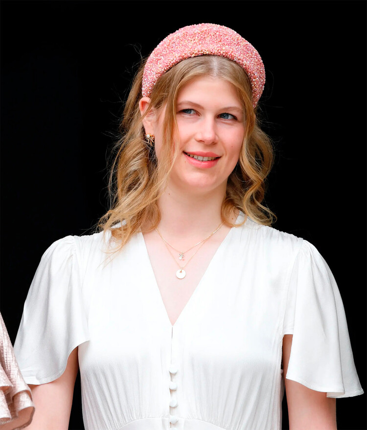 Леди Луиза Виндзор посещает Национальную службу благодарения в честь платинового юбилея королевы Елизаветы II в соборе Святого Павла 3 июня, 2022 год в Лондоне, Англия