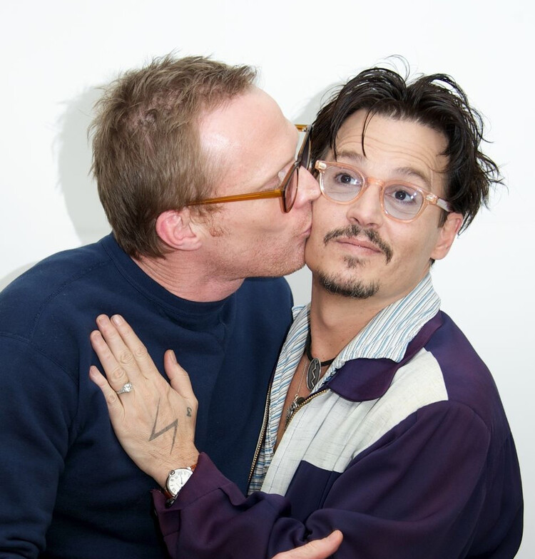 Пол Беттани и Джонни Депп