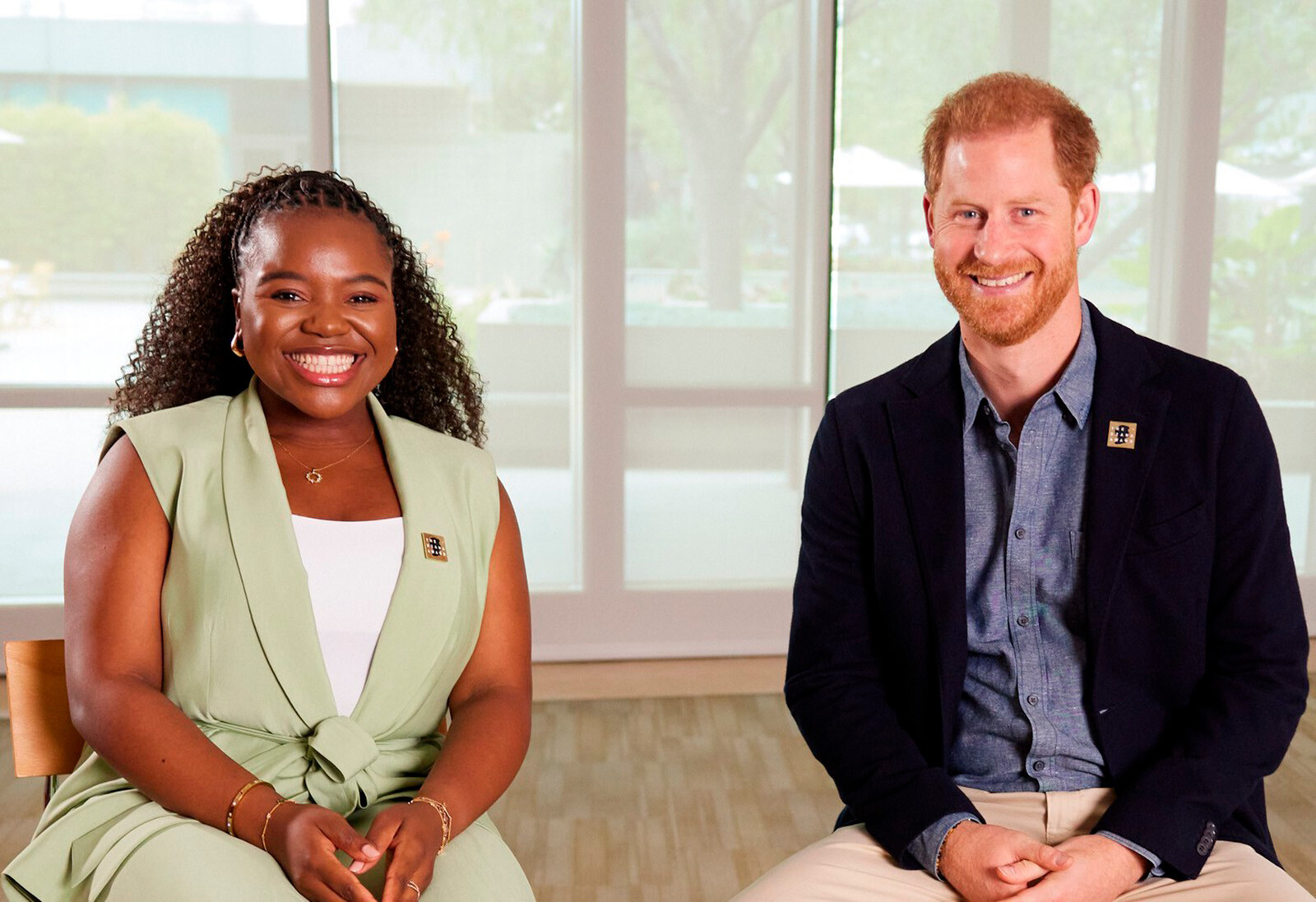 Принц Гарри во время конкурса «Наследие Дианы» Ханна Ходжсон