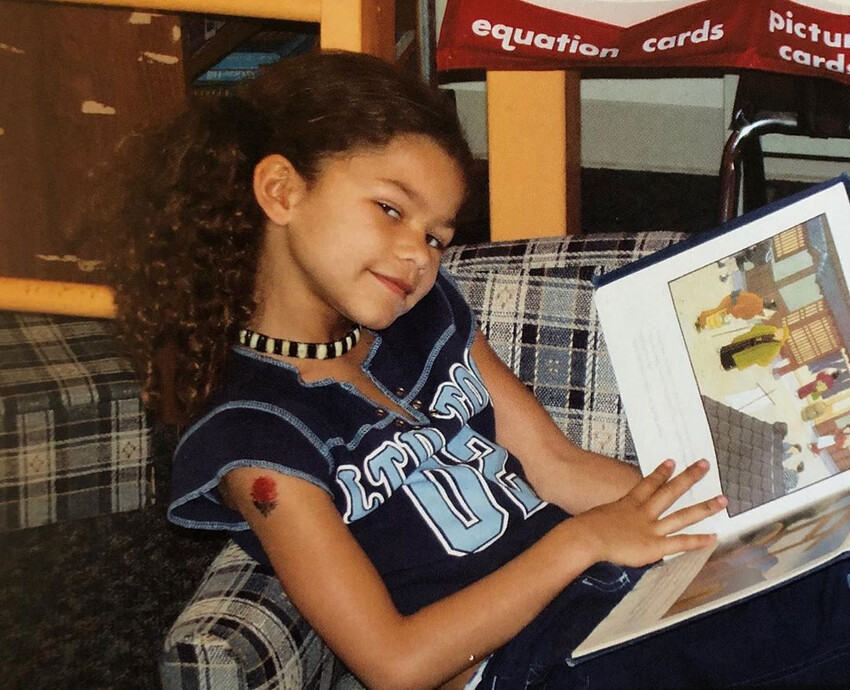 Зендея в детстве