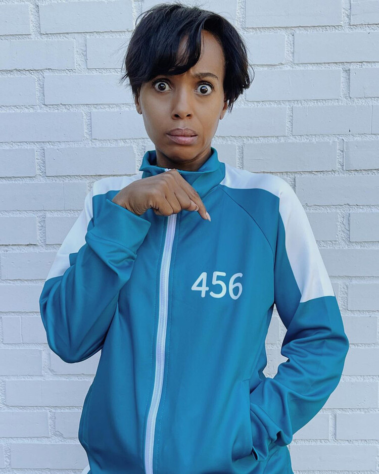 Halloween 2021 Керри Вашингтон - участник 456 из сериала Netflix «Игра в кальмара»