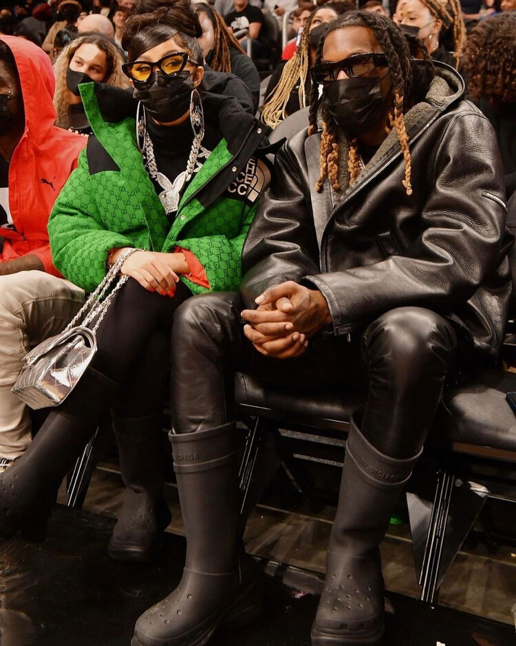 Карди Би и её муж Оффсет