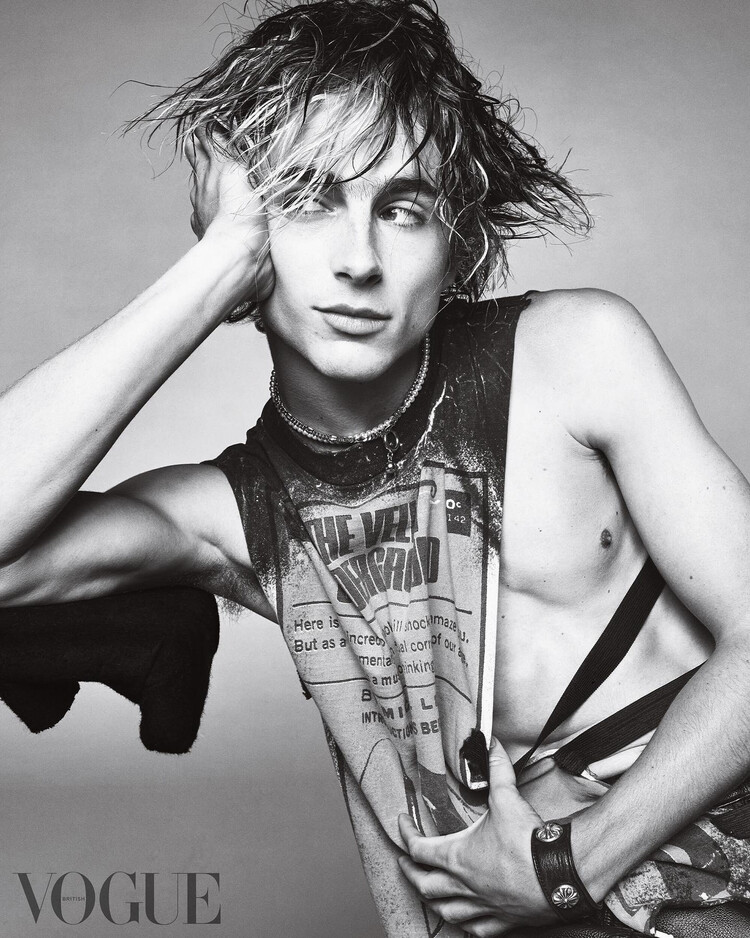 Тимоти Шаламе Vogue