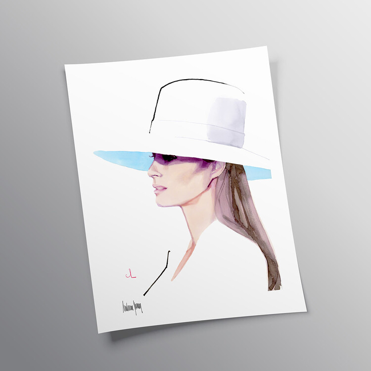 «Мелания Трамп в белой шляпе» NFT, художник Марк-Антуан Кулоном