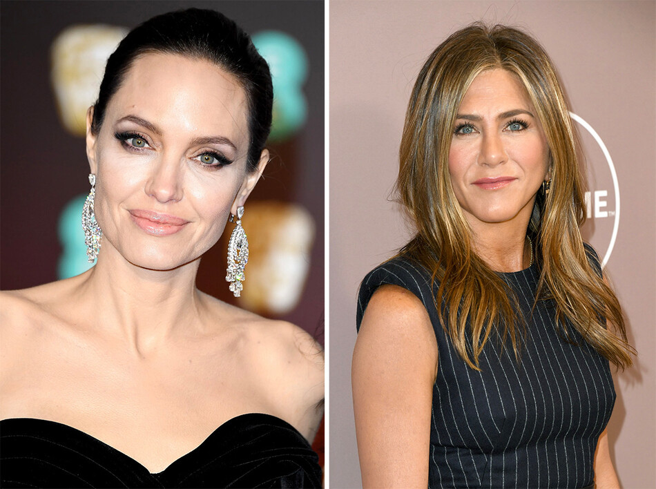 Анджелина Джоли и Дженнифер Энистон