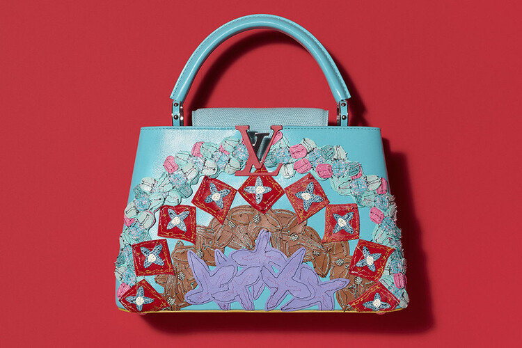 Louis Vuitton ArtyСapucines авторства художника Тшабалалы Селф