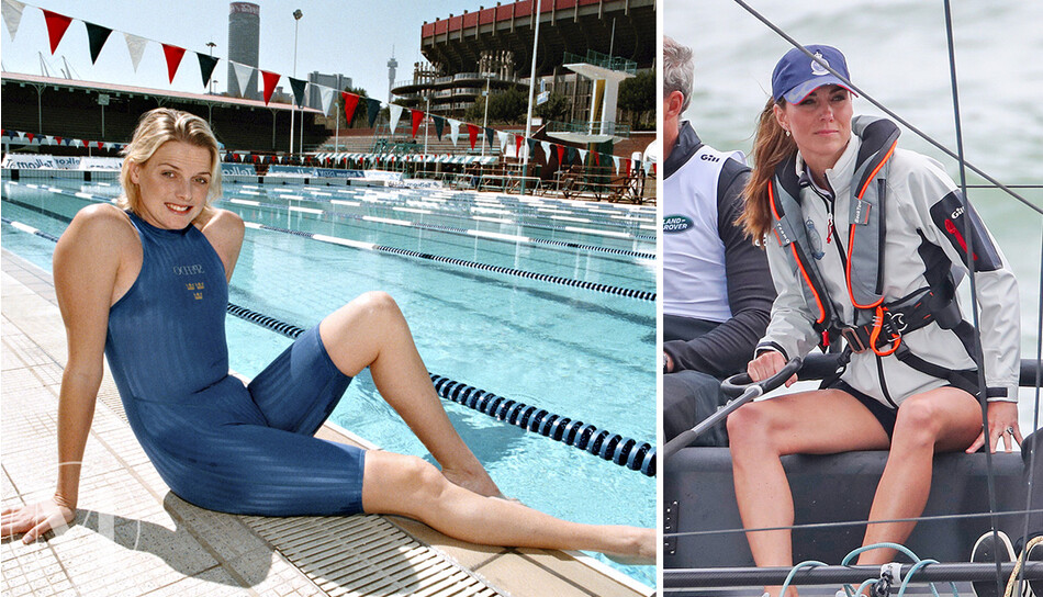 Принцесса Шарлен и Кейт Миддлтон обе увлекаются спортом