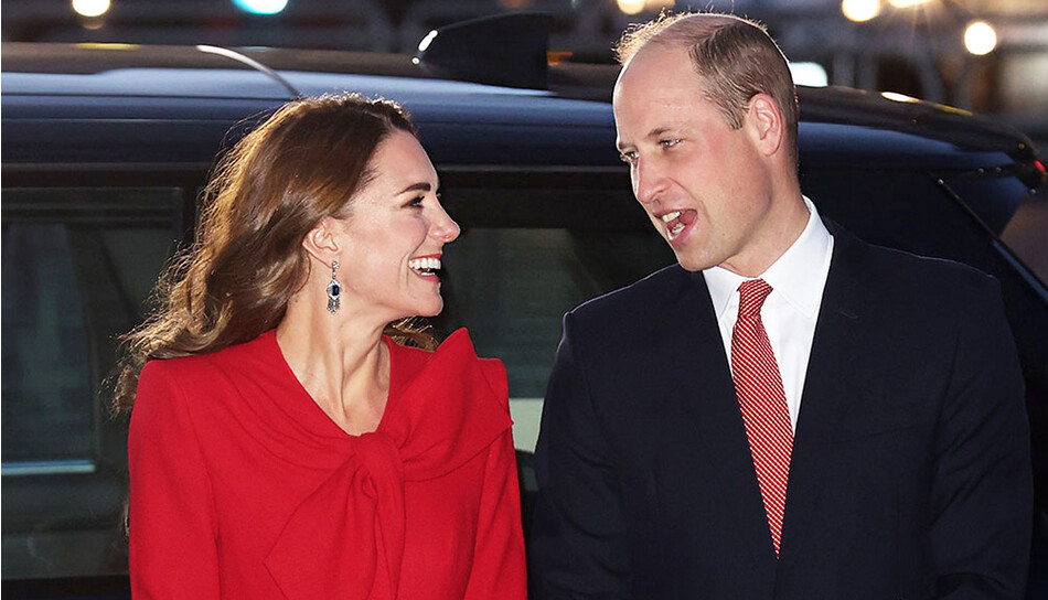 Кейт Миддлтон и принц Уильям на Рождественском концерте, 2021