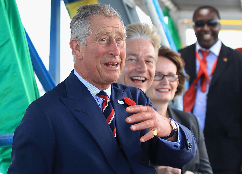 Принц Чарльз и Клайв Олдертон