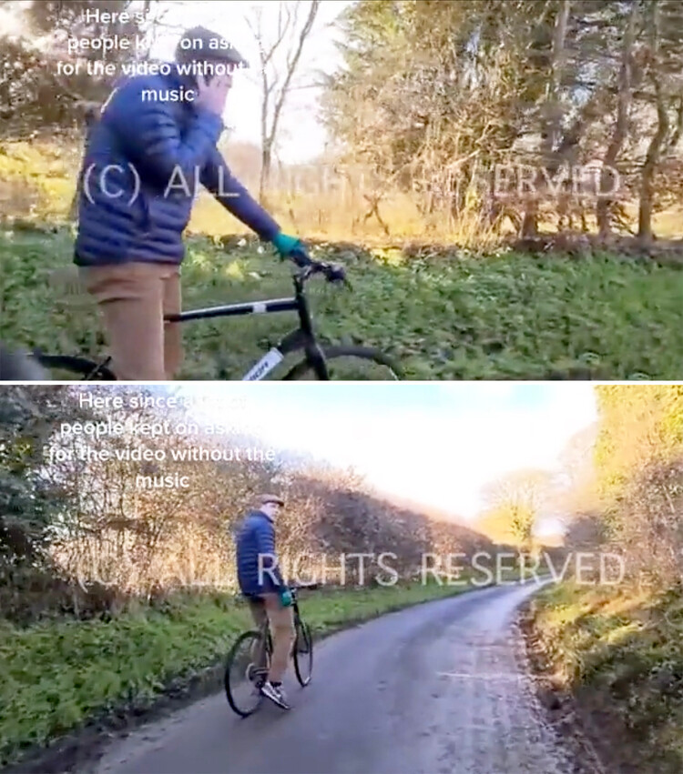 Принц Уильям с укоризной смотрит на папарацци за несанкционированную съёмку прогулки герцога с детьми в районе поместья Анмер-Холл в Сандрингеме в январе 2021 года