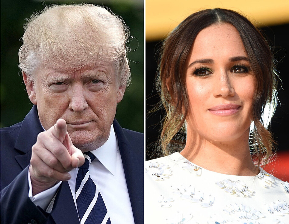 Дональд Трамп обвиняет Меган Маркл в «неуважение» к королеве и членам королевской семьи
