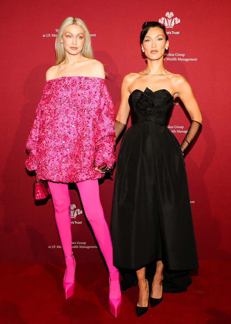 Белла и Джиджи Хадид на Prince’s Trust Gala, 2022