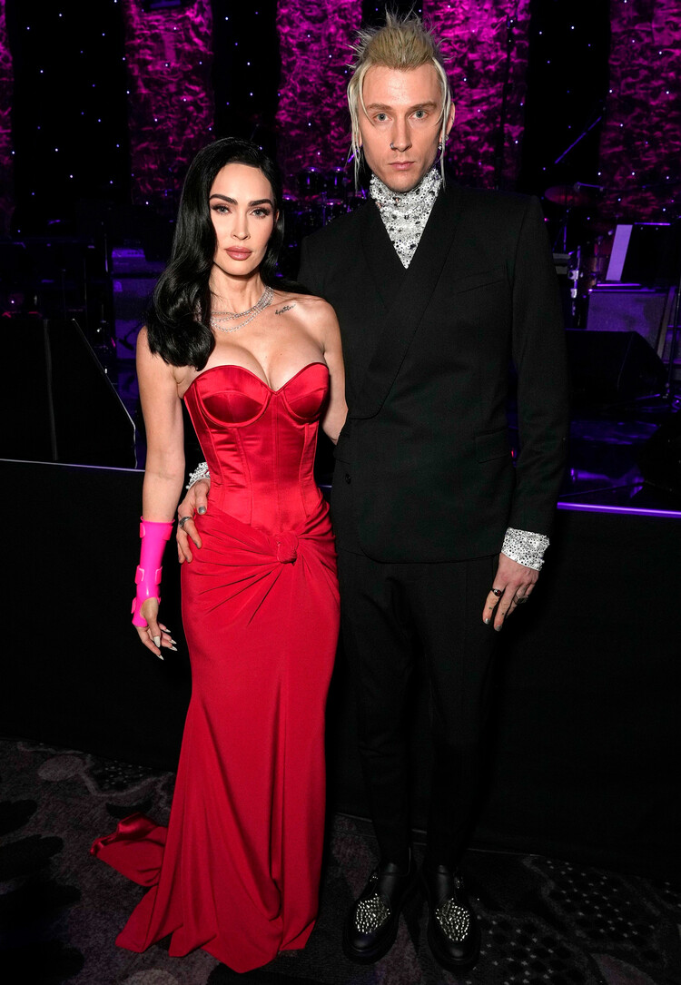 Меган Фокс и Machine Gun Kelly на вечеринке «Грэмми»