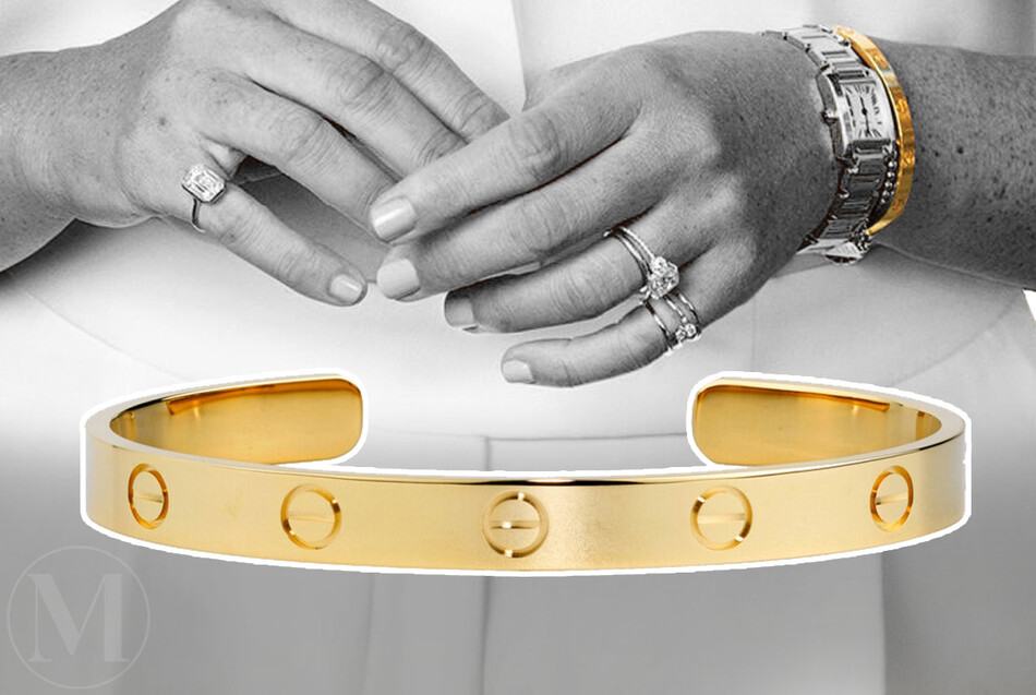 Меган Маркл Браслет Love de Cartier, Cartier