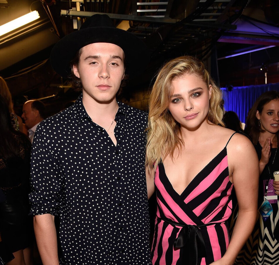 Бруклин Бекхэм и Хлоя Грейс Морец