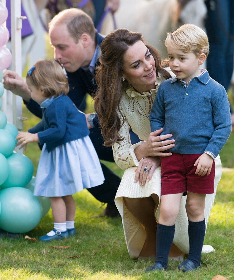 Кейт Миддлтон и принц Джордж