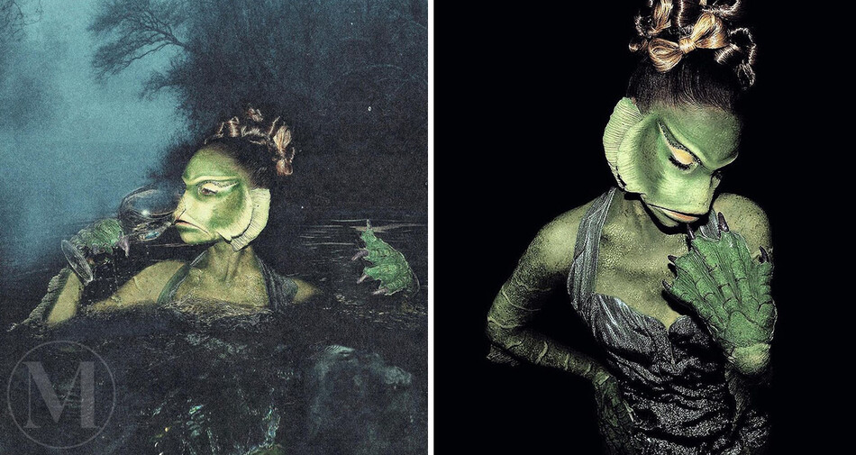 Halloween 2021 Ариана Гранада в костюме Миссис Монстра