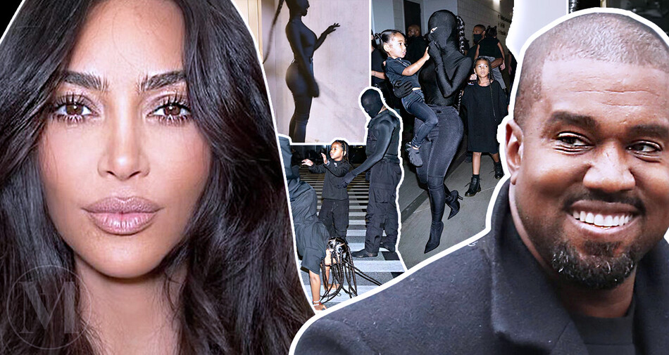 Ким Кардашьян и дети снова поддержали Канье Уэста на второй презентации альбома Donda